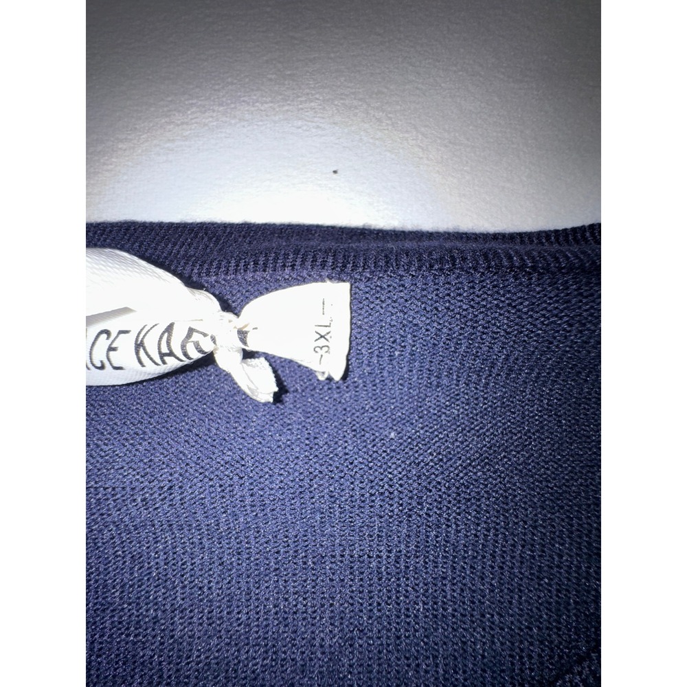 Grace Karin Navy Blue Cardigan Sweater Womens 3XL Button Front Long Sleeve Knit - Picture 5 of 9